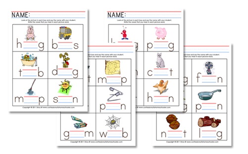 K4 Curriculum: Middle Vowel Sounds - Confessions of a Homeschooler